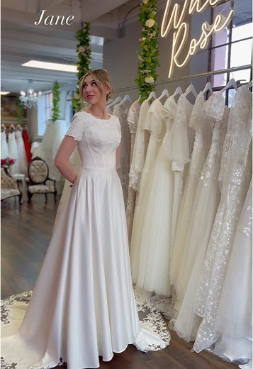Stunning Wedding Dresses for the Classic & Modest Bride
