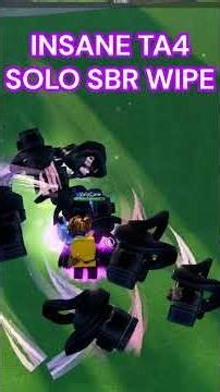 INSANE TA4 SOLO SBR WIPE #yba #roblox #trending #shorts #tiktok #viralvideo #viralshorts #jjba
