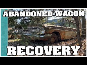 ABANDONED for DECADES! 1961 Chevrolet Parkwood wagon rescue!