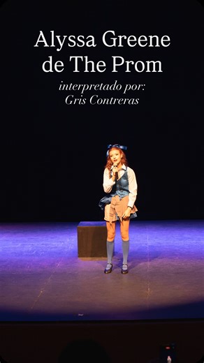 Gris Contreras on Instagram: "Alyssa Greene 💜 (Spanish version) @theprommusical @promnetflix @theprom.mexico En el Concierto de 5to Aniversario de @escena170estudio 💙 📷 @danielfuentesfotografia - - - Interpretado por @griscontrerasdc - - #musicaltheatre #performance #singer #theprom #teatromusical #musical #broadway #mexico #youngsinger #actress #video #like #follow #theatrelife #actingaudition #singersofinstagram #singerlife #cover #covers #coversong #singing #singer #song #aspiringactress #