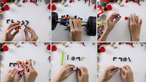 184pcs Technic-Parts Technic-Gears Axle-Pin-Connector Compatible with Lego-Technic, Technic Brick with Hole Liftarm Technic wheels Plate Technic Cam Technic Bush. MOC WeDo 2.0 replacement piece.