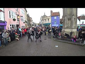 Vampire at Glastonbury Market Cross | Wild Moon Morris Samhain (31st Oct 2025)