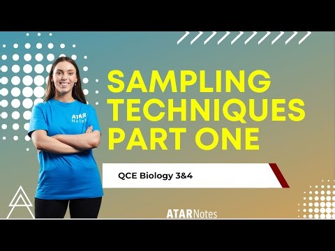 QCE Biology 3&4 - Sampling Techniques (PART ONE)