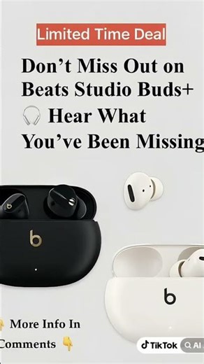 Beats Studio Buds +, feature powerful balanced sound