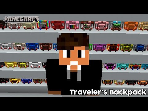 Traveler's Backpack (ADICIONE MOCHILAS AO SEU MINECRAFT) -TUTORIAL MINECRAFT MOD 17# PT BR