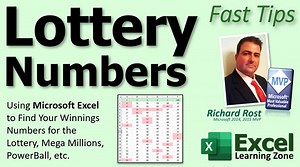 Analyzing Lottery Numbers in Microsoft Excel - Computer Learning Zone