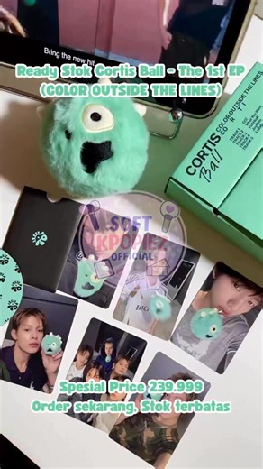 K-POPMERCH OFFICIAL on Instagram: "CORTIS Ball - The 1st EP [COLOR OUTSIDE THE LINES] Price Rp 239.999 Detail Produk : * Outbox (1ea) / W120 x H170 x T55 (mm), 1ea * CORTIS Ball (1ea) / W80 x H80 (mm), 1ea * CD-R (1ea) / W80 x H80 (mm), 1ea * Photocard (6ea 1 set) / W55 x H85 (mm), 6ea 1Set * Photocard Envelope (1ea) / W60 x H90 (mm), 1ea Order Info : Link is in Profile Bio💌"