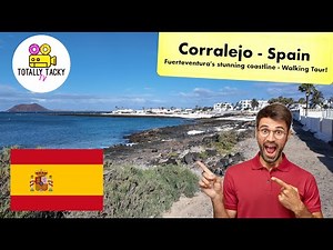 Stunning Corralejo Beach Walk Fuerteventura Walking Tour ASMR 4K