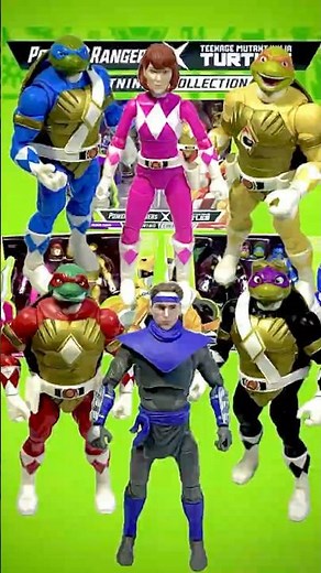 Toy Showcase: Power Rangers Lightning Collection Mighty Morphin Power Rangers x TM Ninja Turtles