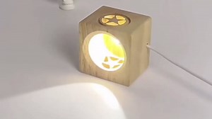 Wooden LED Display Base for Crystal Ball, Perfect for Crystal Balls, Home Decor, Gifts, and Festive Displays(white light), Set of 2