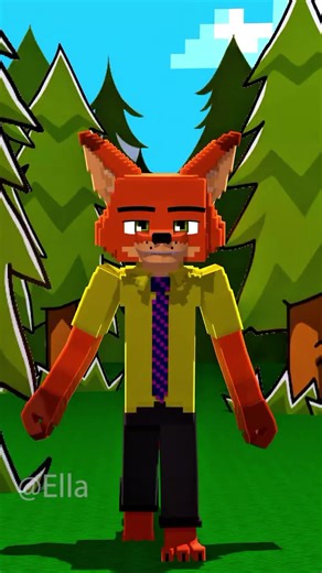 Kpop and Zootopia Minecraft cartoon video for kids. #kpopfypシ #kpopdemonhunter #zootopia2 #zootopia #animation #minecraft