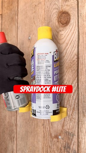 3D Printed | Easy Spray Can Wall Mount Solution