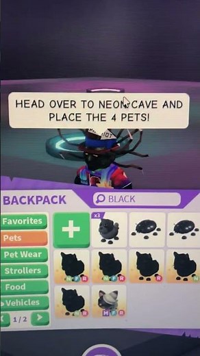 An easy guide to making mega neon pets in adopt me #adoptmeneons #adoptmemeganeon #adoptmetrades