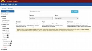 How to Guide: Navigate Schedule Builder