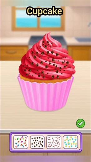 Cupcake Maker Game #cook #games #shorts​ #icecream #cake #animation #gameplay #gaming #kitchenset