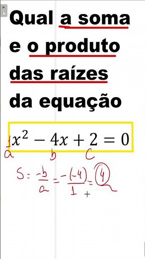 Sum and Product of the roots of a quadratic equation without finding the roots. GIRAD RELATIONS