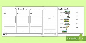 The Green Cross Code Writing Worksheet