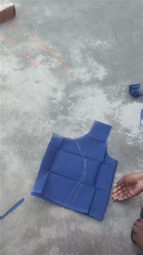 Blouse front part cutting easy pattern #shortsviral #viralreels #trendingvideo #youtubeshorts