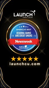 Check it out! 🚀 Launch Credit Union is honored to be named one of America’s Best Regional Credit Unions for 2025 by Newsweek and Plant-A Insights Group—for the 2nd year in a row! ⭐️⭐️⭐️⭐️⭐️ This recognition highlights our financial strength, exceptional customer experience, and long-term stability. 🎉 Thank you to our amazing members for trusting us to help you #GoBeyond! 👏👏 𝙔𝙤𝙪𝙧 𝙎𝙐𝘾𝘾𝙀𝙎𝙎 𝙞𝙨 𝙤𝙪𝙧 𝙈𝙄𝙎𝙎𝙄𝙊𝙉! 🧡 Ready to experience the Launch Credit Union difference? Contact 