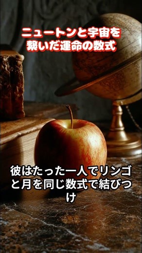 ニュートンと宇宙を繋いだ運命の数式 #ニュートン #万有引力 #衝撃の事実