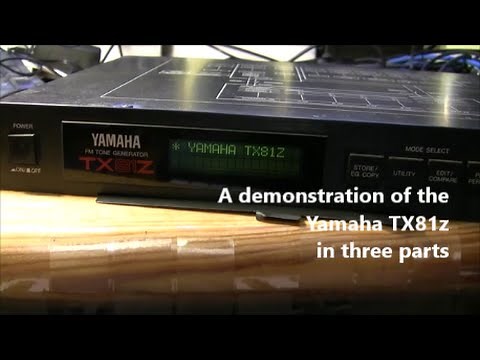 Yamaha TX81z Demo 3 FM synthesizer "Pads Sweeps Atmospheres"