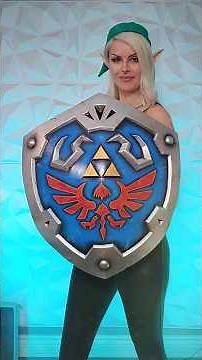 Making a Hylian Shield pt 2! #cosplay #zelda #crafting #cosplaytutorial