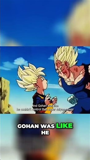 Gohan's Unleashed Power: Out of Control! Leading to Boo Saga #shorts