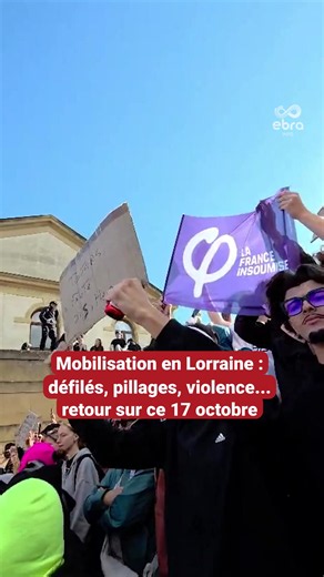 De nombreuses mobilisations se sont déroulées ce samedi 17 octobre dans toute la région Lorraine en réponse aux nombreux appels à manifester lancés ces dernières semaines sur les réseaux sociaux. Défilé, violences, parfois pillages à Metz ou Nancy... Revivez cette journée de samedi. #sinformersurtiktok #17octobre #lorraine #social