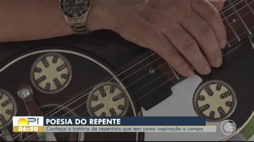Conheça a história do repentista que tem o campo como inspiração