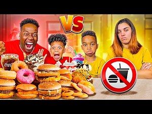 FOOD VS NO FOOD CHALLENGE
