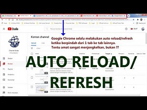 STOP AUTO RELOAD/REFRESH tab Chrome.