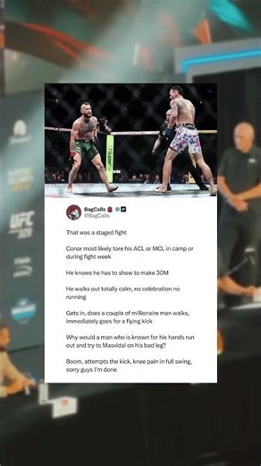 Conor McGregor UFC 329