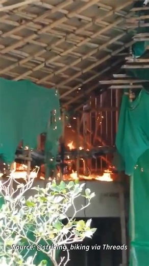 New footage has emerged appearing to show the moment the deadly Hong Kong residential towers blaze started and took hold ▶️ https://bit.ly/49EVoda | Daily Telegraph