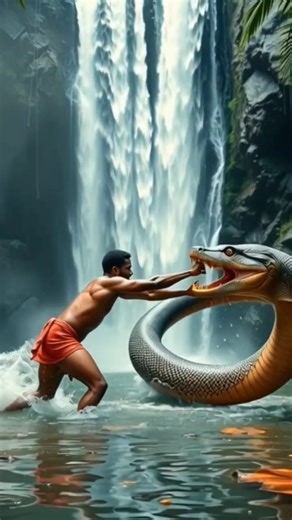big anaconda vs wildman | fight scene #ytshorts #ytviral #anaconda #foryou #trending