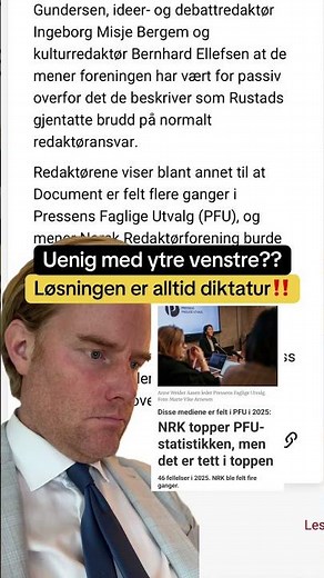 Uenig med ytre venstre? Da er løsning alltid diktatur.