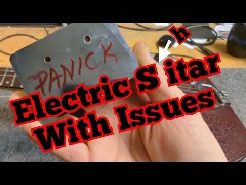 Electric Sitar Overhaul and Setup. This one made me mad...