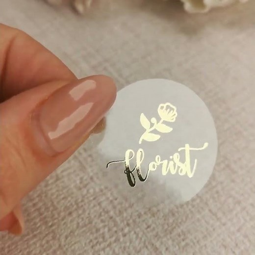 Custom Round Vinyl Stickers #customboxeslab