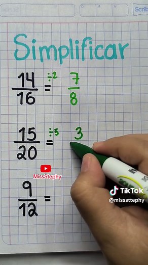 Cómo simplificar fracciones: Tutorial educativo