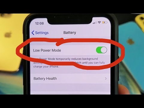iPhone X/XS/XR/11: How to Turn "Low Power Mode" On & Off