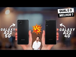 Galaxy A22 5G vs Galaxy A22 4G Qual é o MELHOR? (Comparativo)