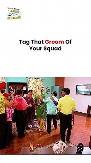Tag That Groom Of Your Squad ! #comedy #tarakmehta #csk #rcb #mumbaiindians
