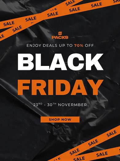Black Friday Sale: Up to 70% Off Bags and Backpacks