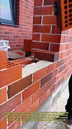 Perfect Brick Window Opening Hack That Looks Insane! #construction #brickwork #masonry