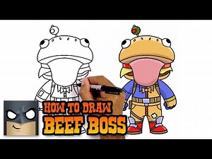 How to Draw Beef Boss | Fortnite | Awesome Step-by-Step Tutorial - Videos For Kids