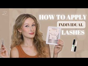 The Beginner's Guide To Applying Individual False Eyelashes | How to Step-By-Step Learning