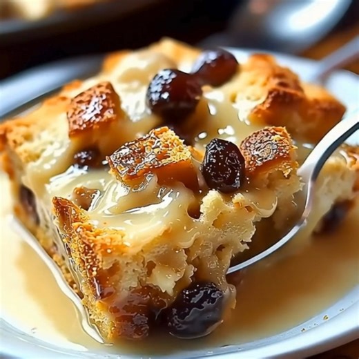 Classic New Orleans Bread Pudding Ingredients: 1. 1 large loaf French bread (14 to 16 ounces) 2. 4 cups milk 3. 3 eggs, lightly beaten 4. 2 cups granulated sugar 5. 2 tablespoons pure vanilla extract 6. 1/4 teaspoon allspice 7. 1/4 to 1/2 teaspoon ground cinnamon 8. 1 cup raisins 9. 3 tablespoons butter, melted Bourbon Sauce: 1. 1/2 cup butter 2. 1 cup granulated sugar 3. 1 egg, lightly beaten 4. 2 tablespoons bourbon (whiskey) or to taste Directions: 1. Tear or cut the French bread into 1-inch 