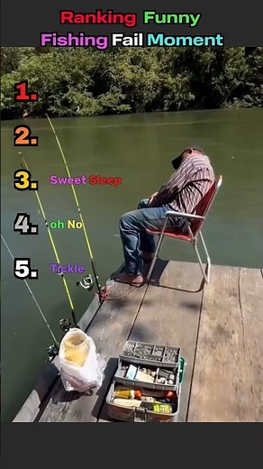 Ranking Funny Fishing Fail Moments