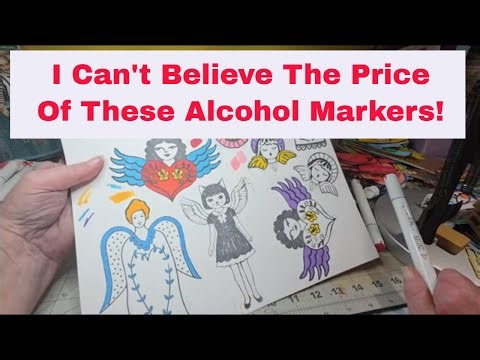 Alcohol Marker Review * Budget Friendly Markers * Watch Me Color With New Alcohol Markers