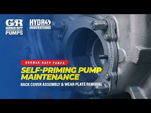 Gorman-Rupp Pump Maintenance | Back Cover Assembly & Wear Plate Removal