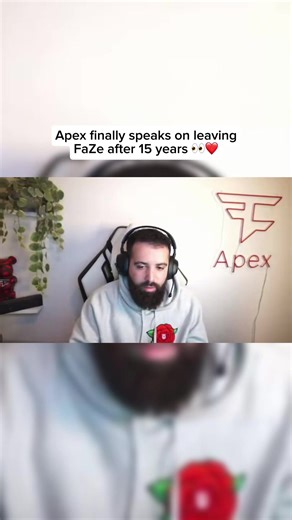 Apex speaks on leaving FaZe Clan for the first time after 15 years ❤️ #FaZeClan #Apex #Streaming #Gaming #FYP